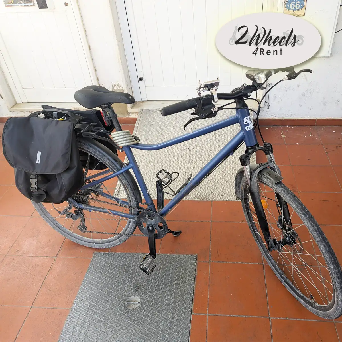 Lightweight aluminum frame for easy handling