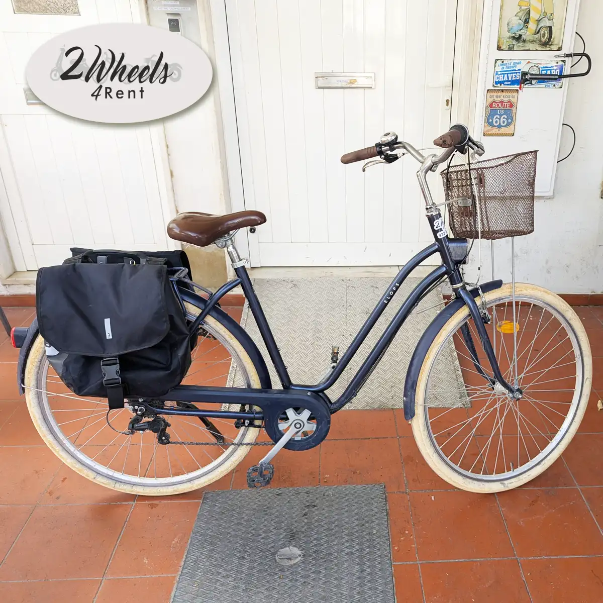 Cycling along Faro Marina