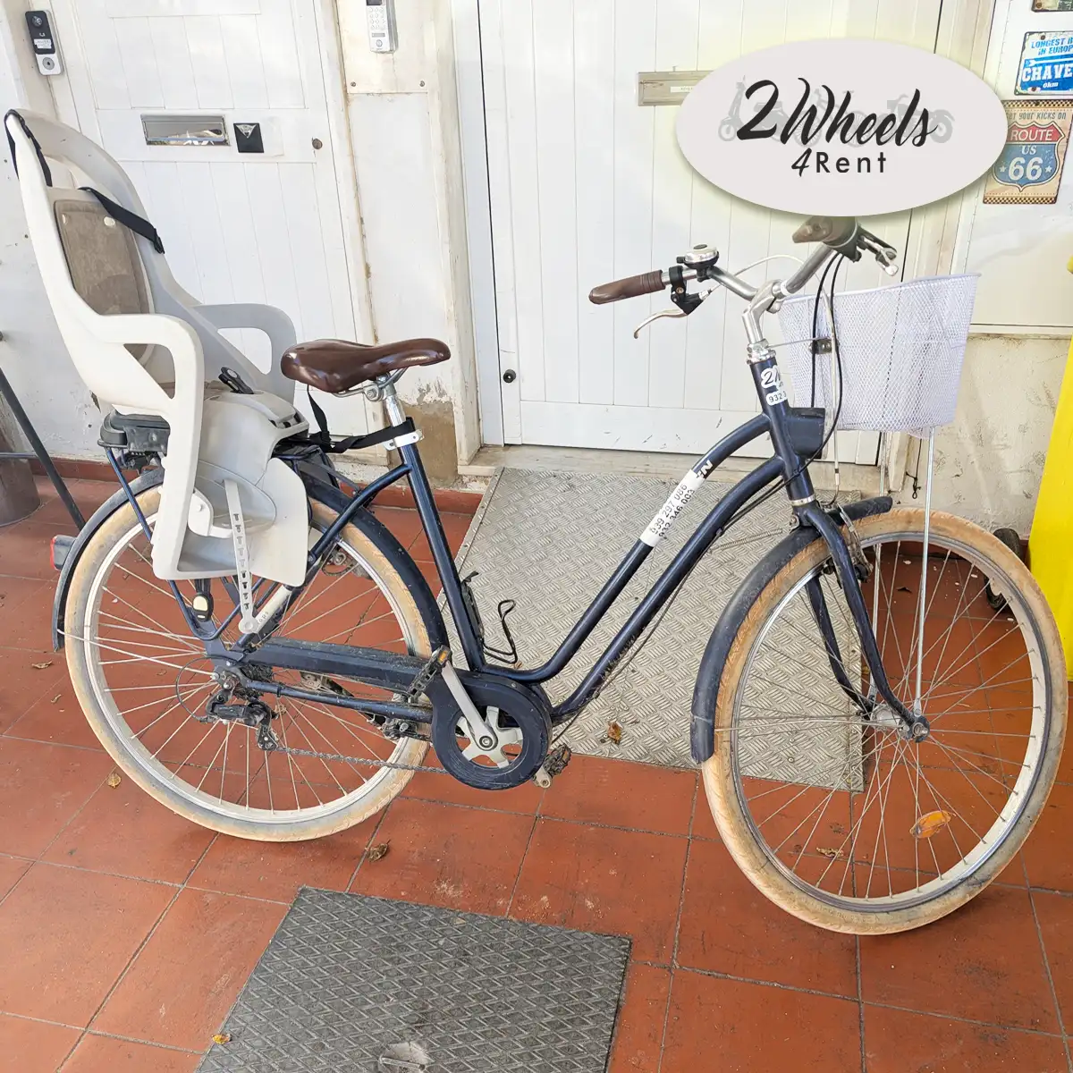 Comfortable saddle and frame