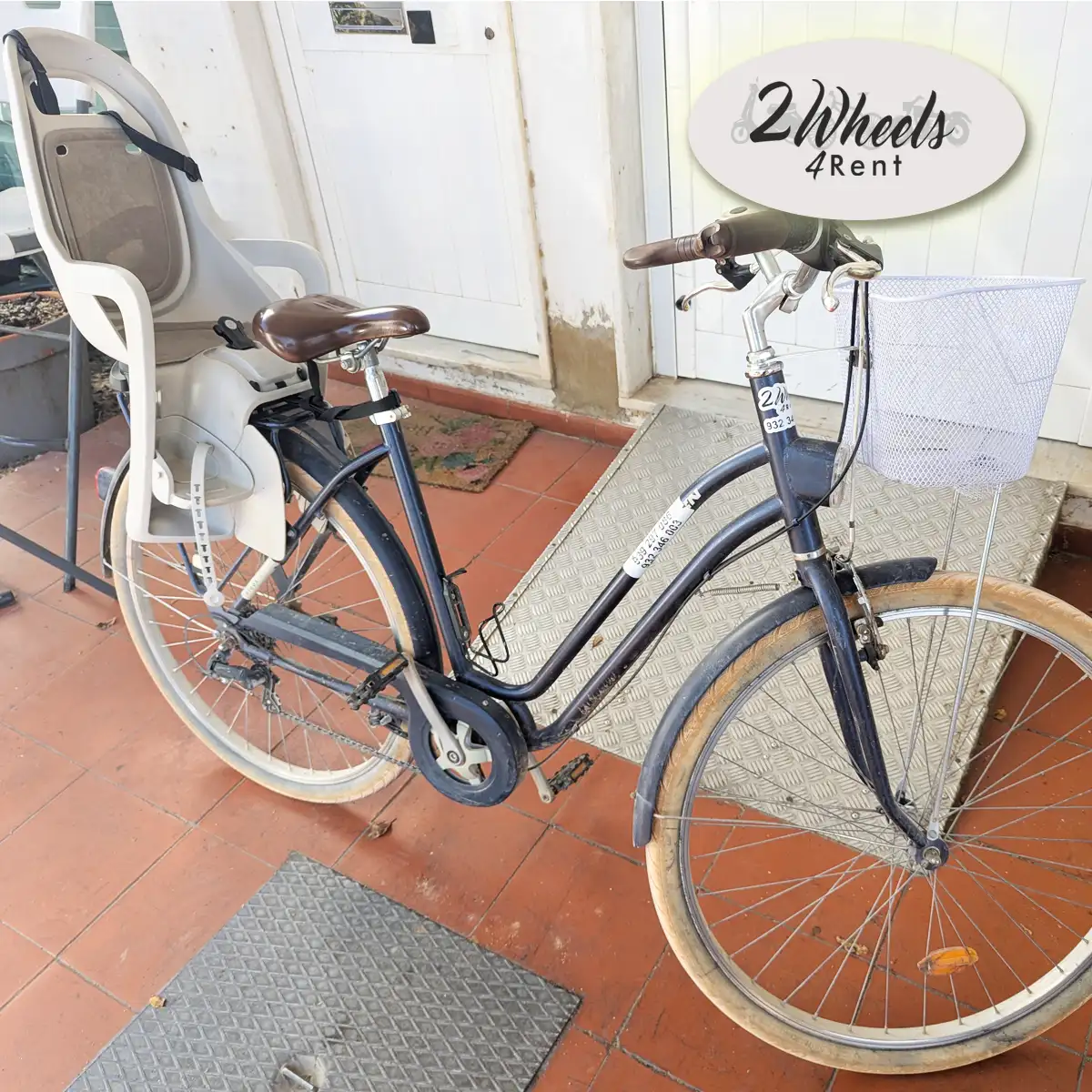 City bike near Faro beach