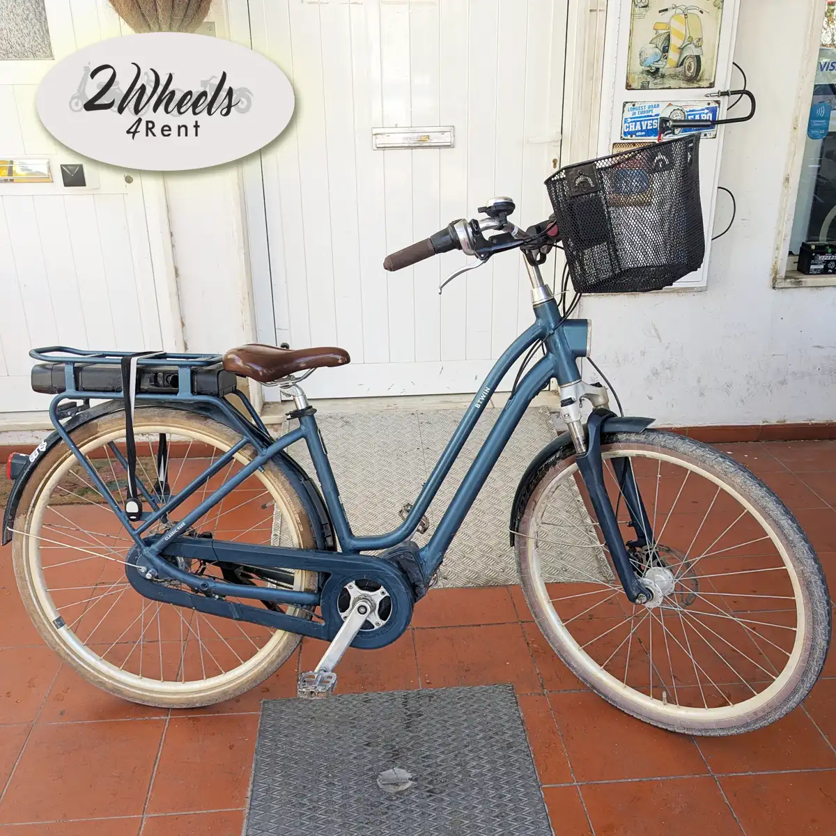 Electric bike fully charged and ready for your adventure