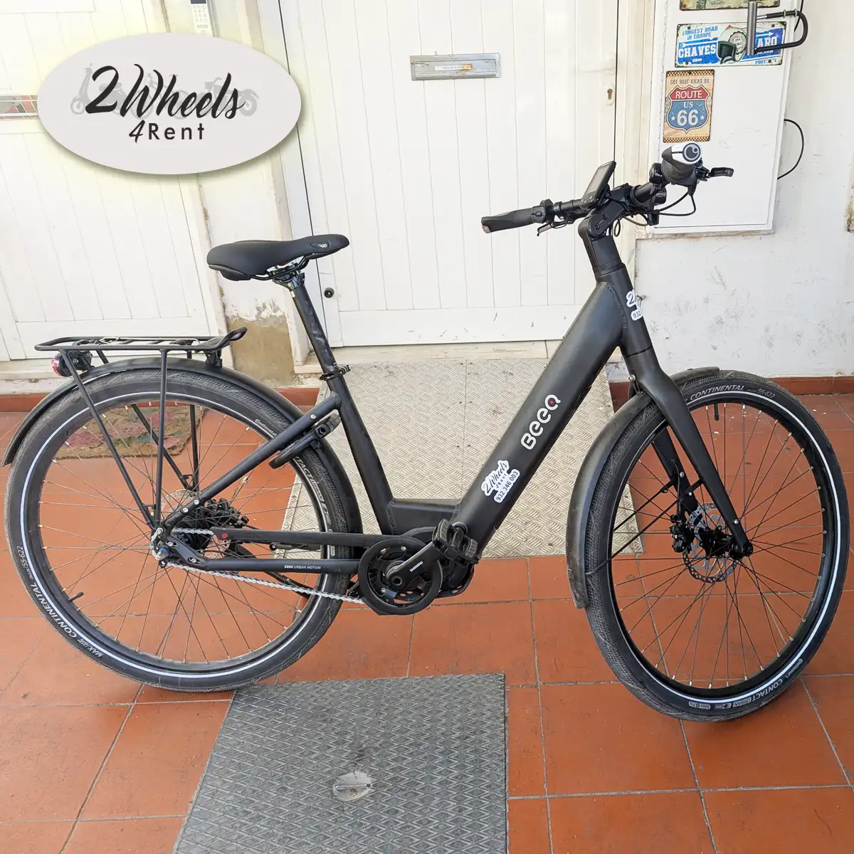 BEEQ E850 Urban Motion e-bike with 180km range perfect for long-distance travel